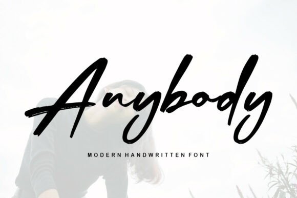 Anybody: A Delicate, Elegant, and Flowing Handwritten Font