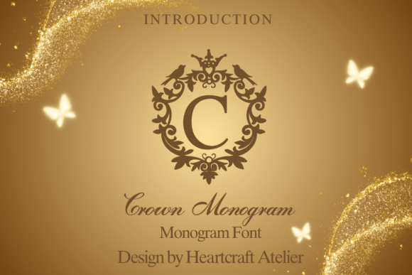 Crown Monogram: The Elegant Typeface for Luxury Branding