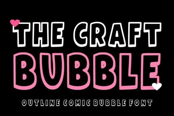 Discover The Craft Bubble: A Playful Font for Creative Projects