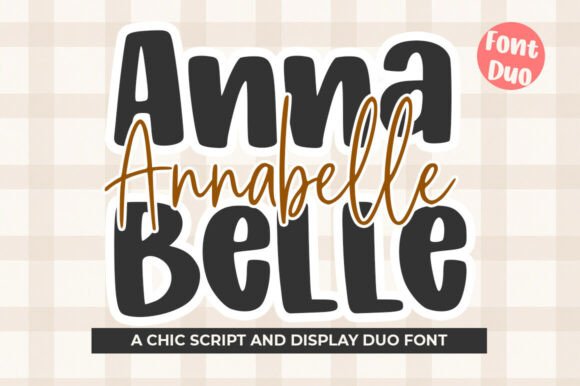 Discover the Handcrafted Charm of the Annabelle Font Duo
