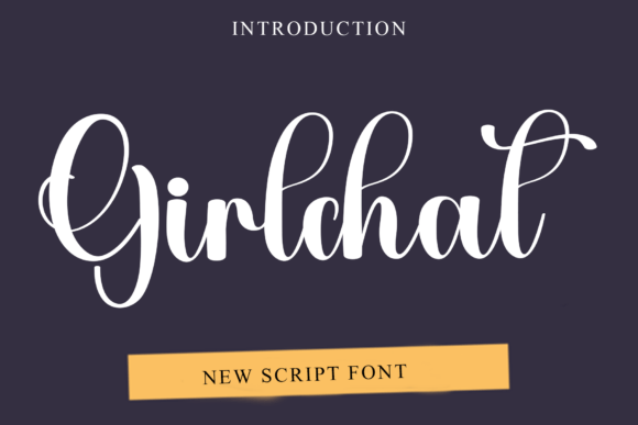 Girlchat: A Warm and Playful Font for Creative Designs