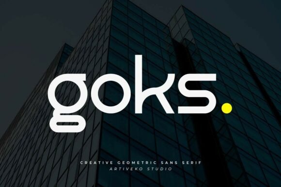 Goks: A Bold Sans Serif for Memorable Logo Design