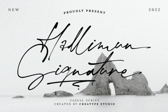 Hallimun Signature: A Stylish Typeface with Vintage Charm