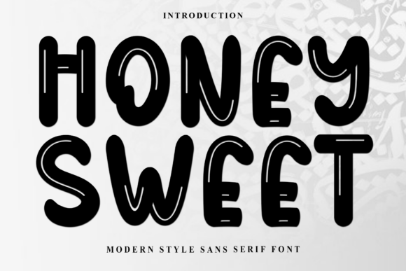 Honey Sweet: A Festive Typeface for Joyful Designs