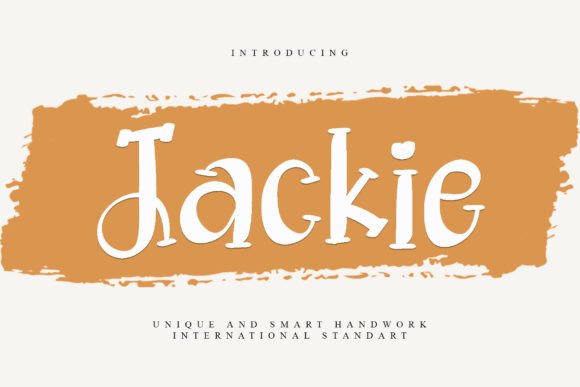 Jackie: An Elegant Font for Every Creative Project