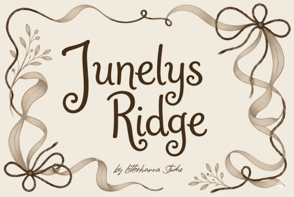 Junelys Ridge: A Script Font for Elegant Design