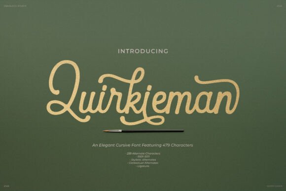 Meet Quirkieman: A Vintage Font with Authentic Charm