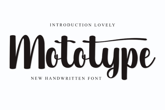 Mototype: A Warm and Playful Font for Creative Projects