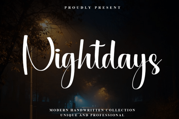 Nightdays: The Elegant Script Font for Premium Design