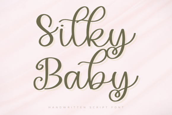 Silky Baby: A Handwritten Font for Elegant Design Projects
