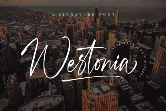 Westonia: The Elegant Signature Font for Creative Projects